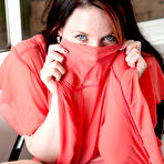 Third pic of Angie Sexy Orange Dress for Abby Winters - Curvy Erotic