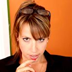 First pic of Daphne Hot Blonde Secretary in Stockings