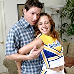 First pic of Twatty cheerleader obtains glazed with goo afterwards a avid FMM two.. at Teenage Pussy Pic