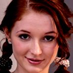 Fourth pic of Young Euro hotty Leona Chico strutting in pigtails for glamour images at Teenage Pussy Pic