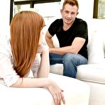 First pic of Redhead juvenile pornstar Gwen Stark takes sperm stream on furry wet.. at Teenage Pussy Pic