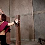 Third pic of SexPreviews - Syren de Mer busty is spread bound for bdsm fucking in kinky dungeon by maledoms
