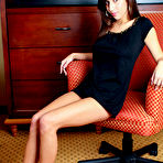 First pic of April O&rsquo;Neil Busty Latina Drops Black Minidress