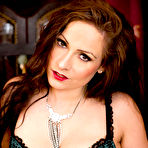 First pic of Sophia Delane Sultry British Brunette in Black Stockings Pictures Gallery for Twistys