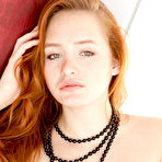 First pic of Denisa Heaven Czech Redhead in Lace-Topped Stockings Pictures Gallery for SexArt