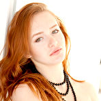 Fourth pic of Denisa Heaven Czech Redhead in Lace-Topped Stockings Pictures Gallery for SexArt