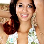 First pic of Tanned Latina with pink panties showing off her smooth slit on cam - IamXXX.com