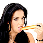 Third pic of Foxxi Black Strips off her Lingerie