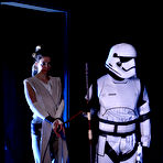 First pic of Stella Cox in Deep Space Anal Cramming: A Princess Threesome Penetration