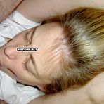 Second pic of Mature wifey smiles sweet when taking pecker into her pink wet twat on...