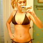 Fourth pic of Hot Blonde Emo Teen Enjoys Selfshot....