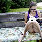 Fourth pic of Under skirt voyeur shots, hot panties upskirt, bottomless gals and nud...