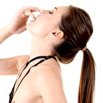 Second pic of Demi Fray in Skimpy Black Lingerie