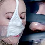 First pic of SexPreviews - Riley Reyes blonde is all bound in rope her head in tape made to orgasm