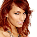 First pic of Valerie Rios Fiery Latina Redhead Shines in Silver Lingerie