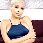 First pic of Aaliyah Hadid Busty Exotic Blonde in Shorts