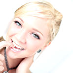 First pic of Playful blonde girl Jessie Andrews seduces with her nude pussy and blows bone hard dick