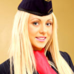 First pic of Abbi Taylor Sexy Stewardess Reveals Black Lace Lingerie Pictures Gallery for Only Tease