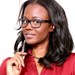 First pic of Brooke Carter Busty Ebony Office Babe