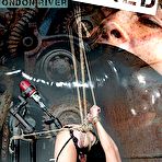 First pic of SexPreviews - Eden Sin black stockings submissive is bound for toy sex with kinky lezdom London River