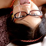 Fourth pic of Cutie in eyeglasses sucks, fucks and performs a titjob
