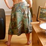 Second pic of Beauty Abigail Toyne stripping and posing naked