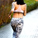 Second pic of Busty Jemma Lucy shows deep sexy cleavage