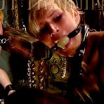 Fourth pic of SexPreviews - River Enza petite blonde in bdsm slut training with spanking by Master James
