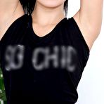 First pic of Nicol Black Sporty Brunette Strips Naked