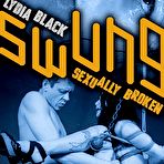 First pic of SexPreviews - Lydia Black is bound in rope wearing high heels and fucked by maledom Jesse Dean