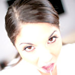 Fourth pic of Playful Madaline Allure licks the balls waiting for the splash of semen