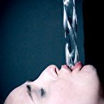 Second pic of SexPreviews - Luci Lovett stockings submissive is bound and toyed her pussy exposed