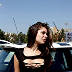 Second pic of Tiffany Drake Coed in Ripped Pantyhose