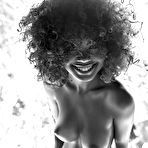 Second pic of Busty black Nereyda Bird fully nude photoshoot