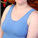 Fourth pic of Chubby Loving - Redhead Fatty Adrienne Plump Teasing In The Gym