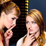 Second pic of Ivy Wolfe seduces police officer Scarlett Sage in her office