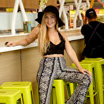 First pic of Kayla Linchek Flashing her Assets in a Big Store