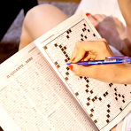 First pic of White panties blonde hates crossword puzzles and loves getting naked - aMetart.com