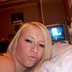 First pic of Sexy blonde teen girl having fun with camera