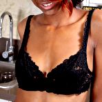 Second pic of Babe Posing In The Kitchen - NAKED BLACK BABES.pics