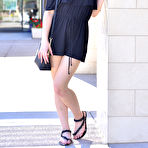 First pic of Danni Rivers toying her tight snatch on the stairs