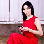 First pic of Eva Lisana strips off her sexy red dress - PussyFur.com