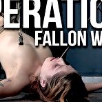 Fourth pic of SexPreviews - Fallon West blonde in red lingerie is rope bound and exposed