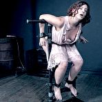 Third pic of SexPreviews - Kel Bowie is bound in metal gets toyed to orgasm in dungeon by maledom