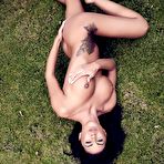 Fourth pic of Jessie Boulevard Backyard Striptease
