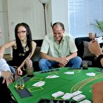 Fourth pic of Zoey Holloway, Jayla Starr, Honey White in Naughty Poker Group Sex