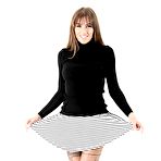 First pic of Silvia Dellai Inked Babe Strips Naked