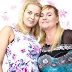 First pic of Hot babe getting seduced by a chubby mature lesbian - Fuckingnylon.com