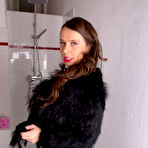 First pic of Hot German MILF taking a shower and plays with her big tits