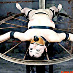 First pic of SexPreviews - Nyssa Nevers asian babe bound to a wheel for pussy toying and spanking